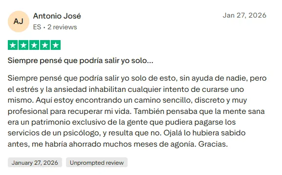 Reseña de paciente 5